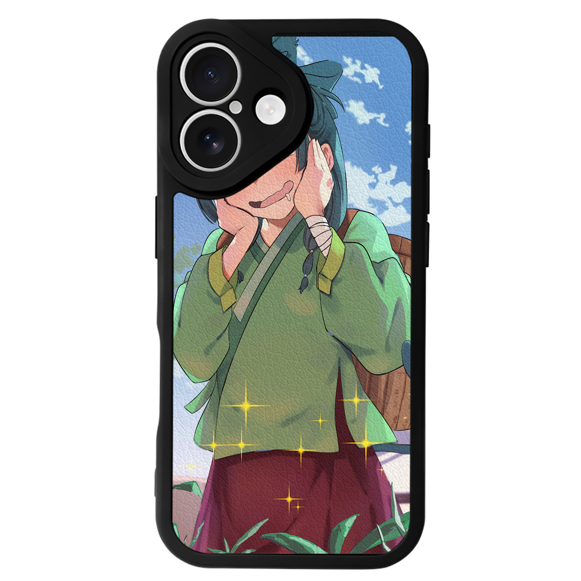 （画像用） 薬屋のひとりごと The Apothecary Diaries 【iPhone 16シリーズ対応】シリコンスマホケース（レザー調） 材質：シリコン